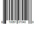 Barcode Image for UPC code 810051070408