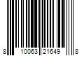 Barcode Image for UPC code 810063216498