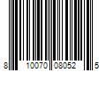 Barcode Image for UPC code 810070080525. Product Name: 