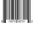 Barcode Image for UPC code 810070087012