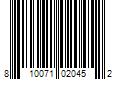 Barcode Image for UPC code 810071020452