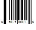 Barcode Image for UPC code 810071040818