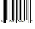 Barcode Image for UPC code 810071041402