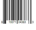 Barcode Image for UPC code 810071043833