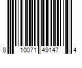 Barcode Image for UPC code 810071491474