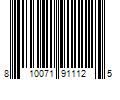 Barcode Image for UPC code 810071911125