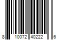 Barcode Image for UPC code 810072402226