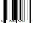 Barcode Image for UPC code 810078040811