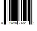 Barcode Image for UPC code 810078040941