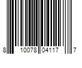 Barcode Image for UPC code 810078041177