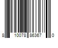 Barcode Image for UPC code 810078863670