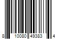 Barcode Image for UPC code 810080493834