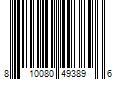 Barcode Image for UPC code 810080493896