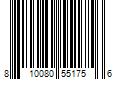 Barcode Image for UPC code 810080551756