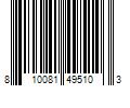 Barcode Image for UPC code 810081495103