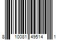 Barcode Image for UPC code 810081495141