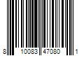 Barcode Image for UPC code 810083470801