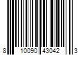 Barcode Image for UPC code 810090430423. Product Name: LYS Beauty No Limits Cream Bronzer and Contour Stick Worthy .25 oz / 7.1 g