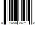 Barcode Image for UPC code 810098700740