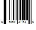 Barcode Image for UPC code 810108401148