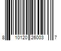 Barcode Image for UPC code 810120260037