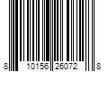 Barcode Image for UPC code 810156260728