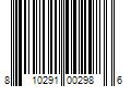 Barcode Image for UPC code 810291002986