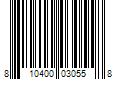 Barcode Image for UPC code 810400030558