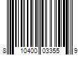 Barcode Image for UPC code 810400033559