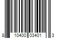 Barcode Image for UPC code 810400034013