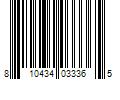 Barcode Image for UPC code 810434033365