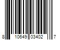 Barcode Image for UPC code 810649034027