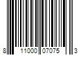 Barcode Image for UPC code 811000070753