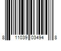 Barcode Image for UPC code 811039034948