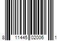 Barcode Image for UPC code 811445020061