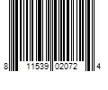 Barcode Image for UPC code 811539020724