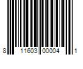 Barcode Image for UPC code 811603000041