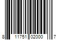 Barcode Image for UPC code 811751020007