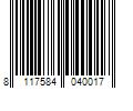 Barcode Image for UPC code 8117584040017