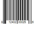 Barcode Image for UPC code 812402000256