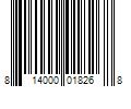 Barcode Image for UPC code 814000018268