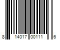 Barcode Image for UPC code 814017001116