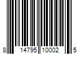 Barcode Image for UPC code 814795100025