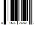 Barcode Image for UPC code 815317000007