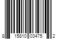 Barcode Image for UPC code 815810034752