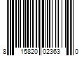 Barcode Image for UPC code 815820023630