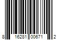 Barcode Image for UPC code 816281006712