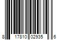 Barcode Image for UPC code 817810029356