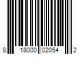 Barcode Image for UPC code 818000020542