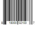 Barcode Image for UPC code 818000021037